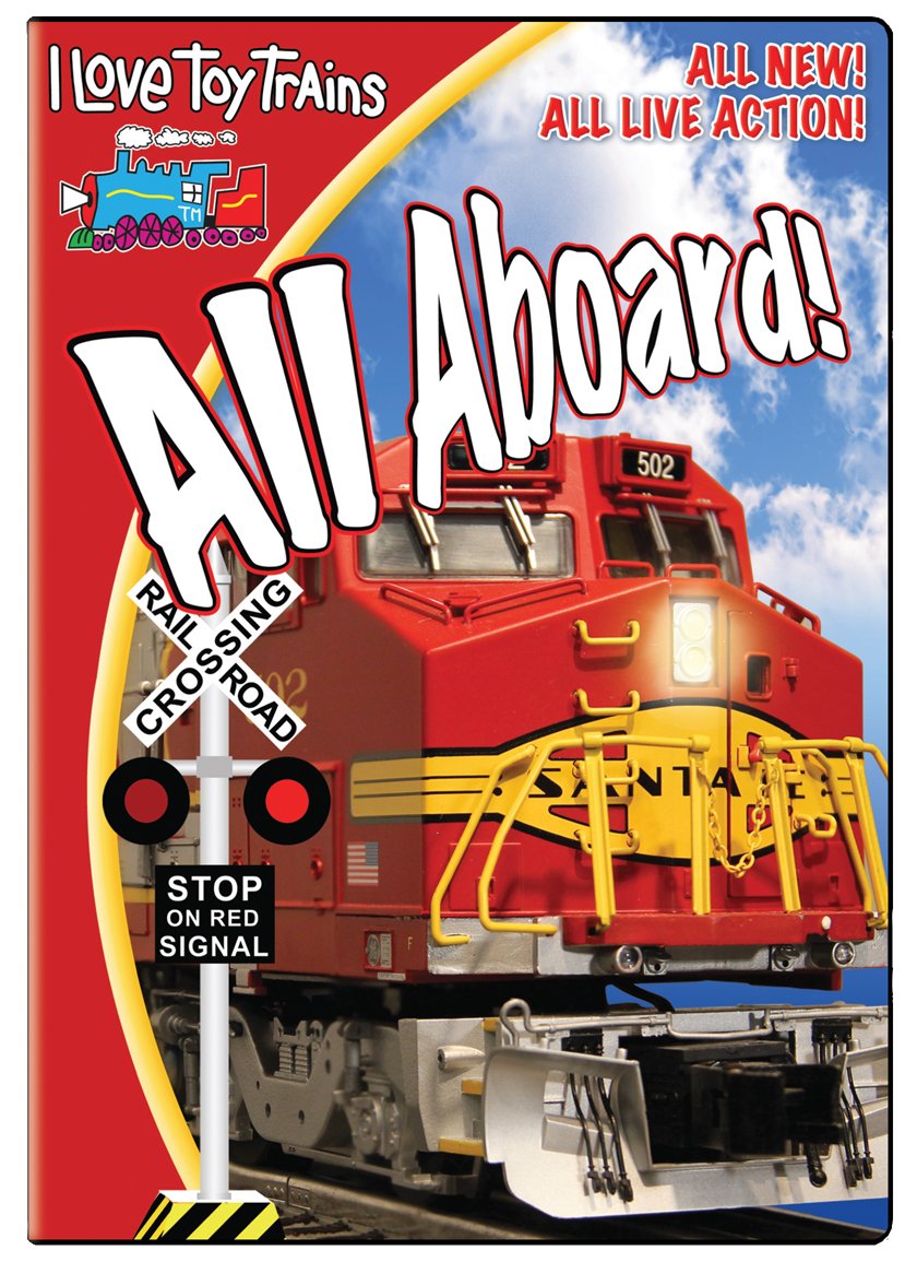 I Love Toy Trains - All Aboard | Electric Train Set for Kids with Tracks & Remote Control | Perfect for Birthday Gifts & Playroom Decor