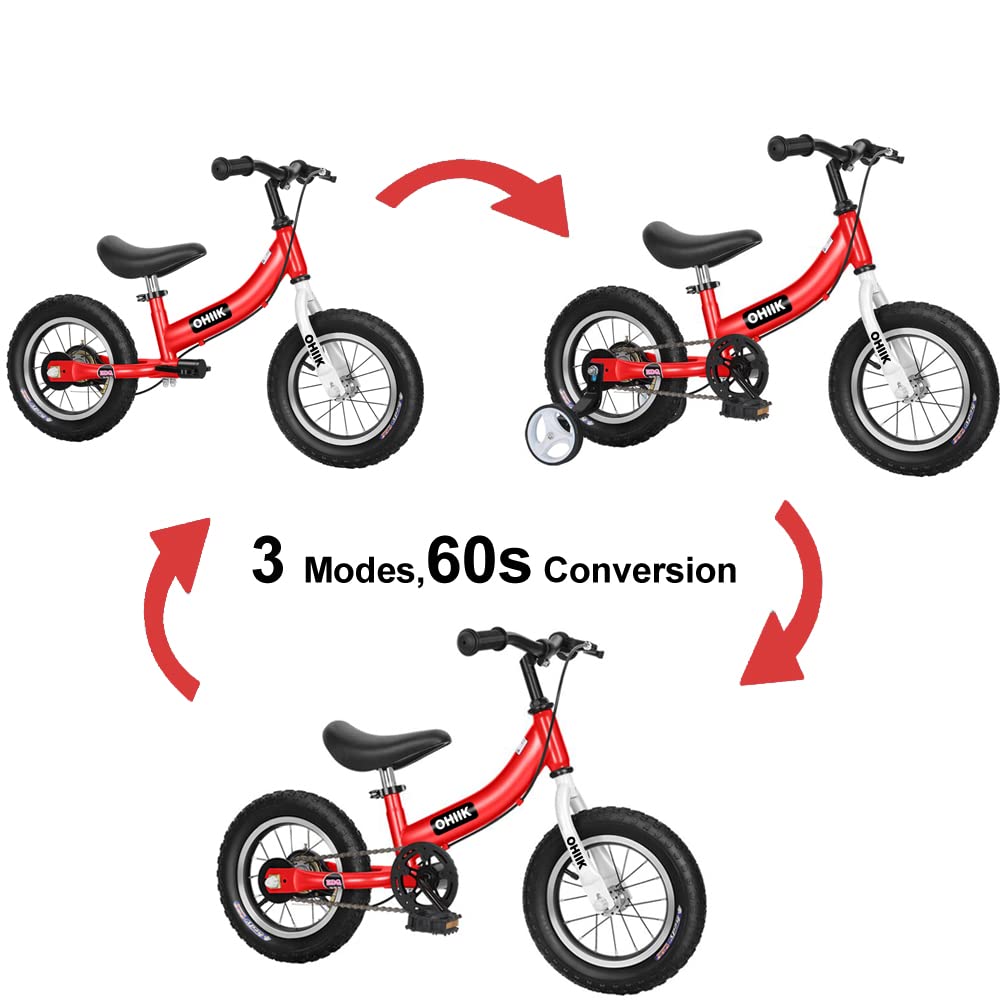 Best 2-in-1 Balance to Pedal Bike for Kids Ages 2-7 Years | 12