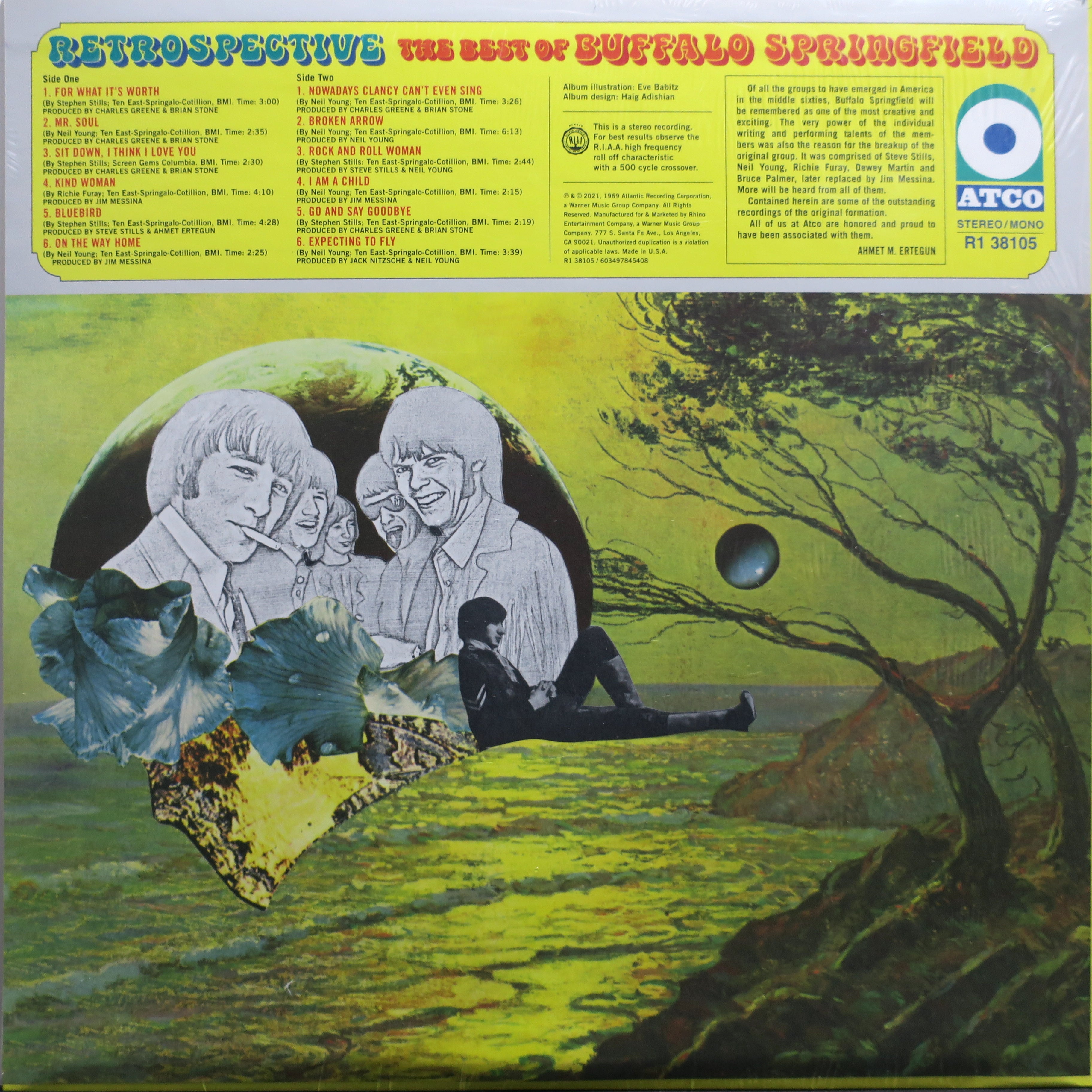 BUFFALO SPRINGFIELD 'Retrospective: Best Of' Remastered 180g Vinyl LP Record - Classic Rock Music Collection for Audiophiles & Vinyl Enthusiasts