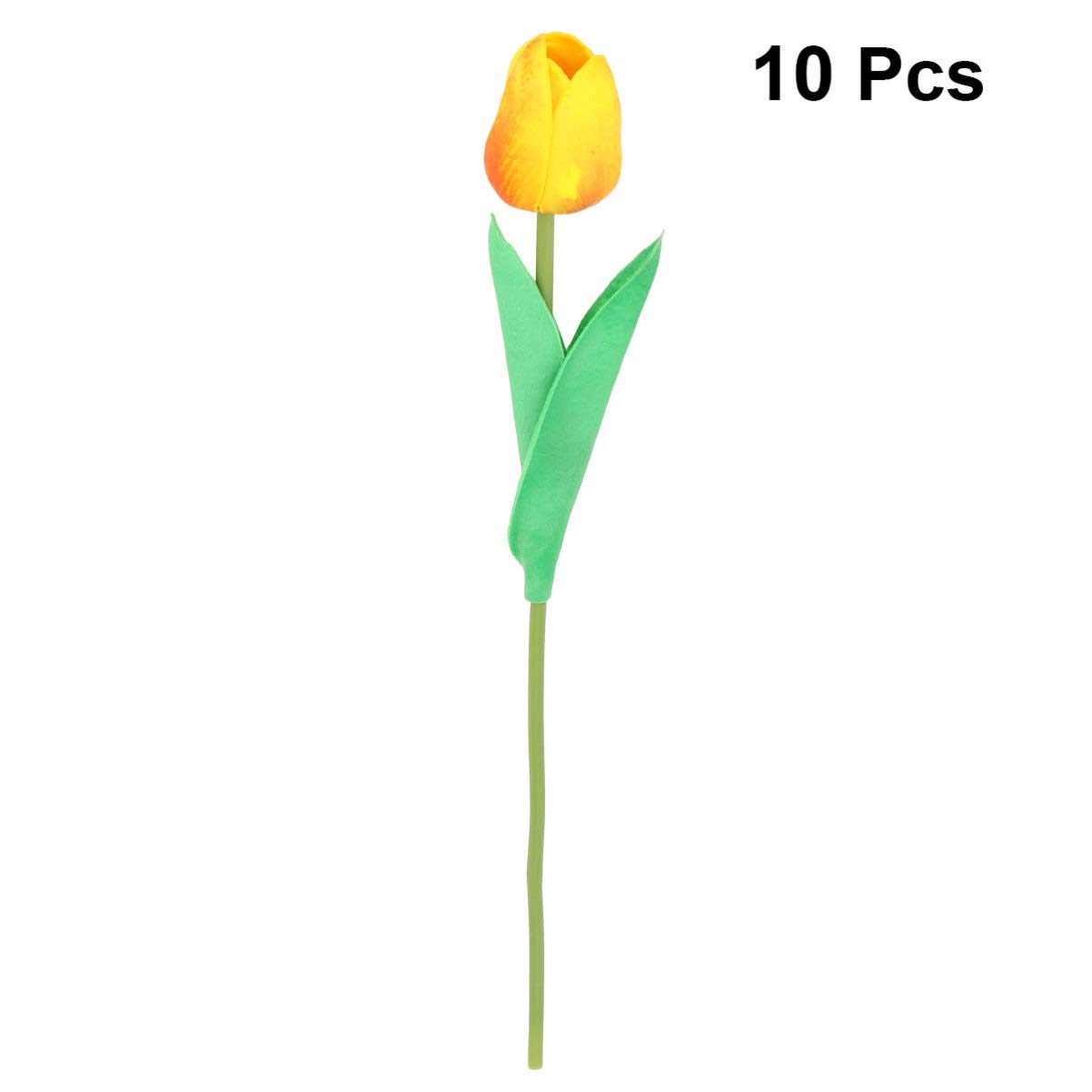 10pcs Artificial Tulip Bouquet - PU Tulip Flowers for Home Decor, Wedding Centerpieces, and Party Arrangements - Perfect for Living Room, Dining Table, and Office Desk Decorations