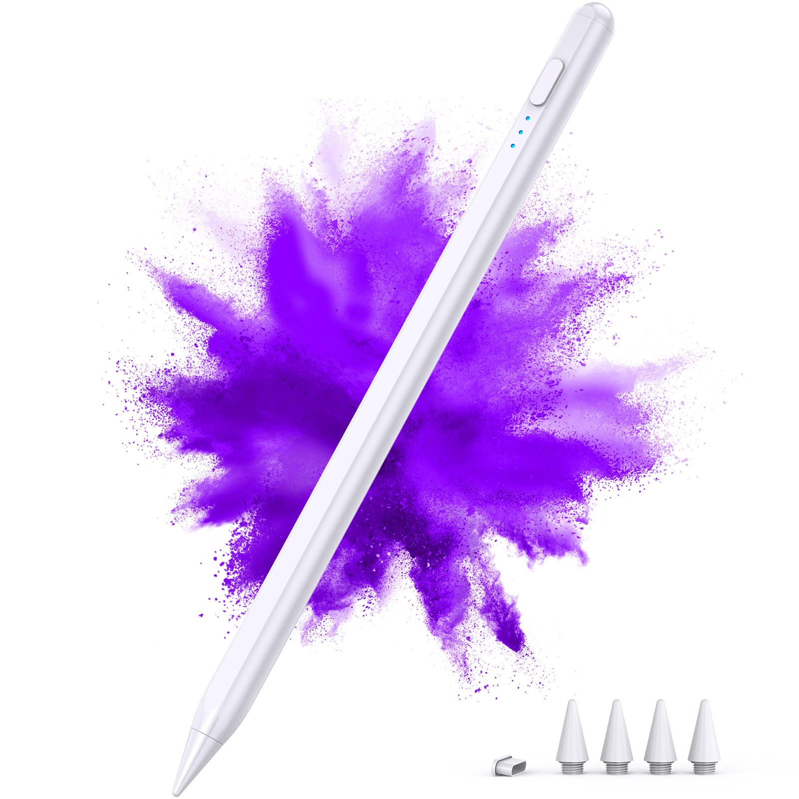 Premium Stylus Pen for iPad Pro/Air/Mini - Fast Charging in 15 Minutes with Palm Rejection & Tilt Sensitivity - Perfect for Digital Art, Note Taking & Professional Design Work