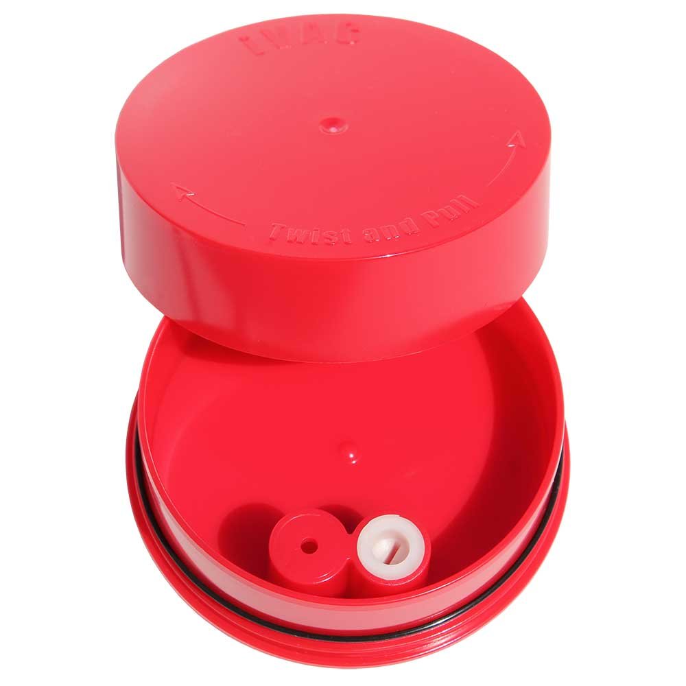 Ivac - Premium Vacuum Sealed Food Storage Container for Freshness (Red) - Ideal for Meal Prep, Leftovers & Sous Vide Cooking