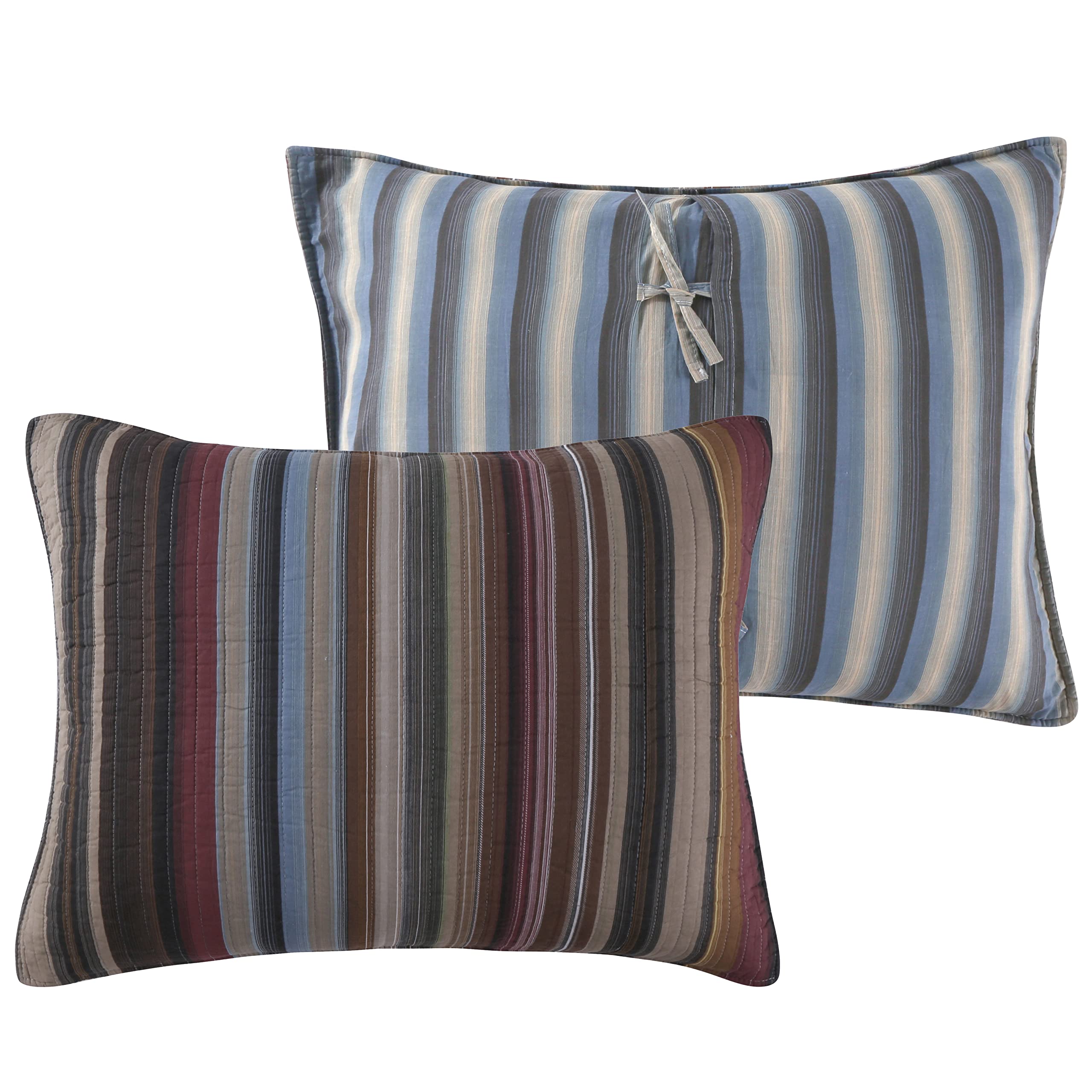 Greenland Home Durango Standard Pillow Sham - Western Style Decorative Pillow Cover for Bedroom & Living Room - Perfect for Farmhouse, Rustic, or Cowboy Themed Decor