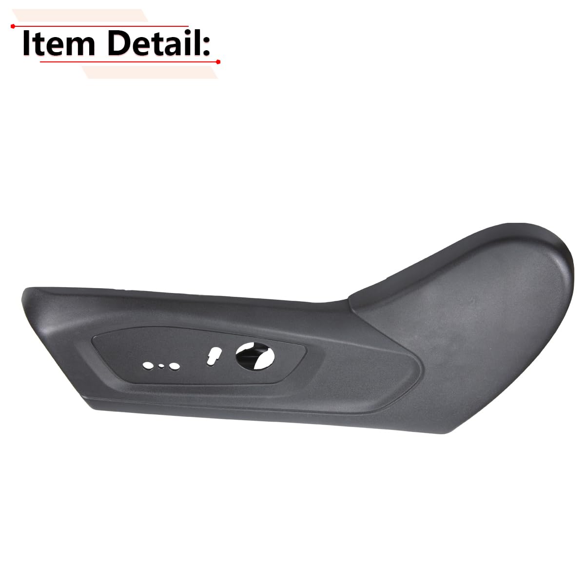 RLB-HILON Driver Side Seat Trim Cover Compatible with Ford Explorer 2020-2023 - Left Front Seat Track Cover Replacement - Perfect for Car Interior Protection & Customization