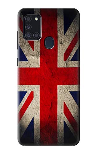 Vintage British Flag Phone Case for Samsung Galaxy A21s - Durable Protective Cover with Stylish Union Jack Design - Perfect for Travel, Gifts & Everyday Use