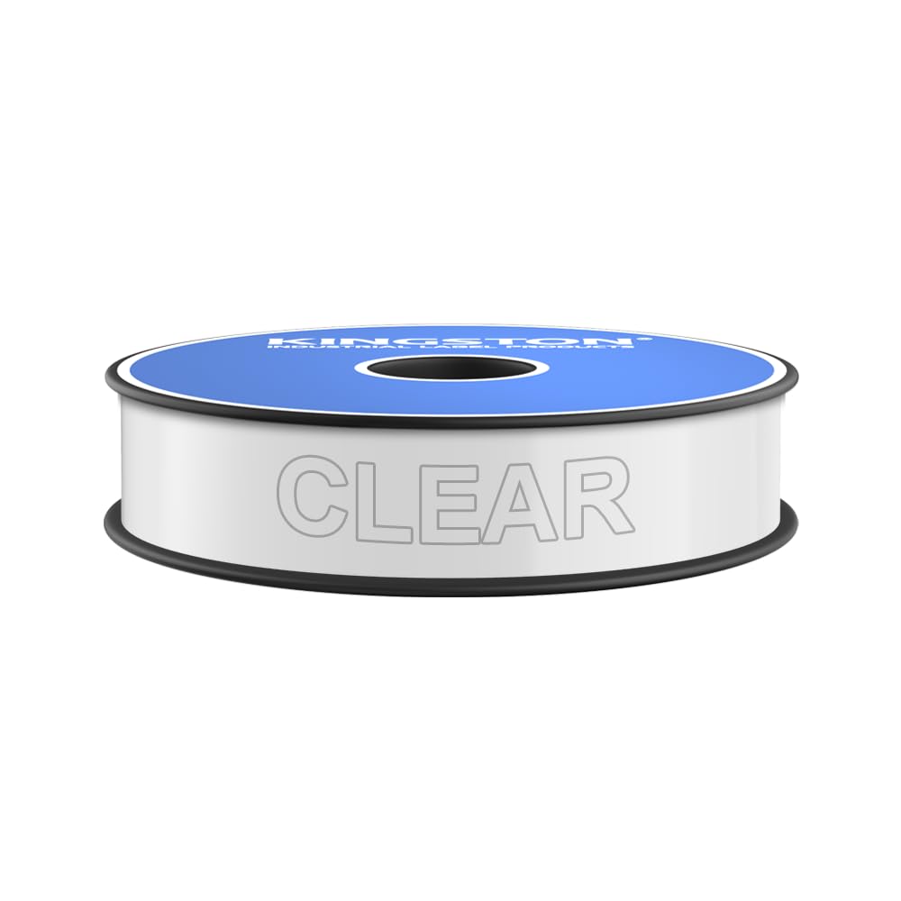 Kingston Premium Clear Vinyl Label Tape - 1