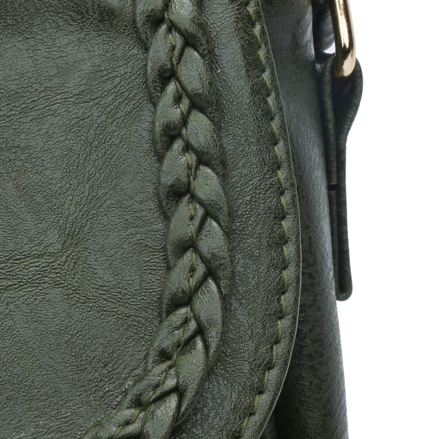 KKXIU Women's Casual Flap Saddle Crossbody Bag with Tassel - Stylish Leather Purse for Everyday Use, Work & Travel Accessories