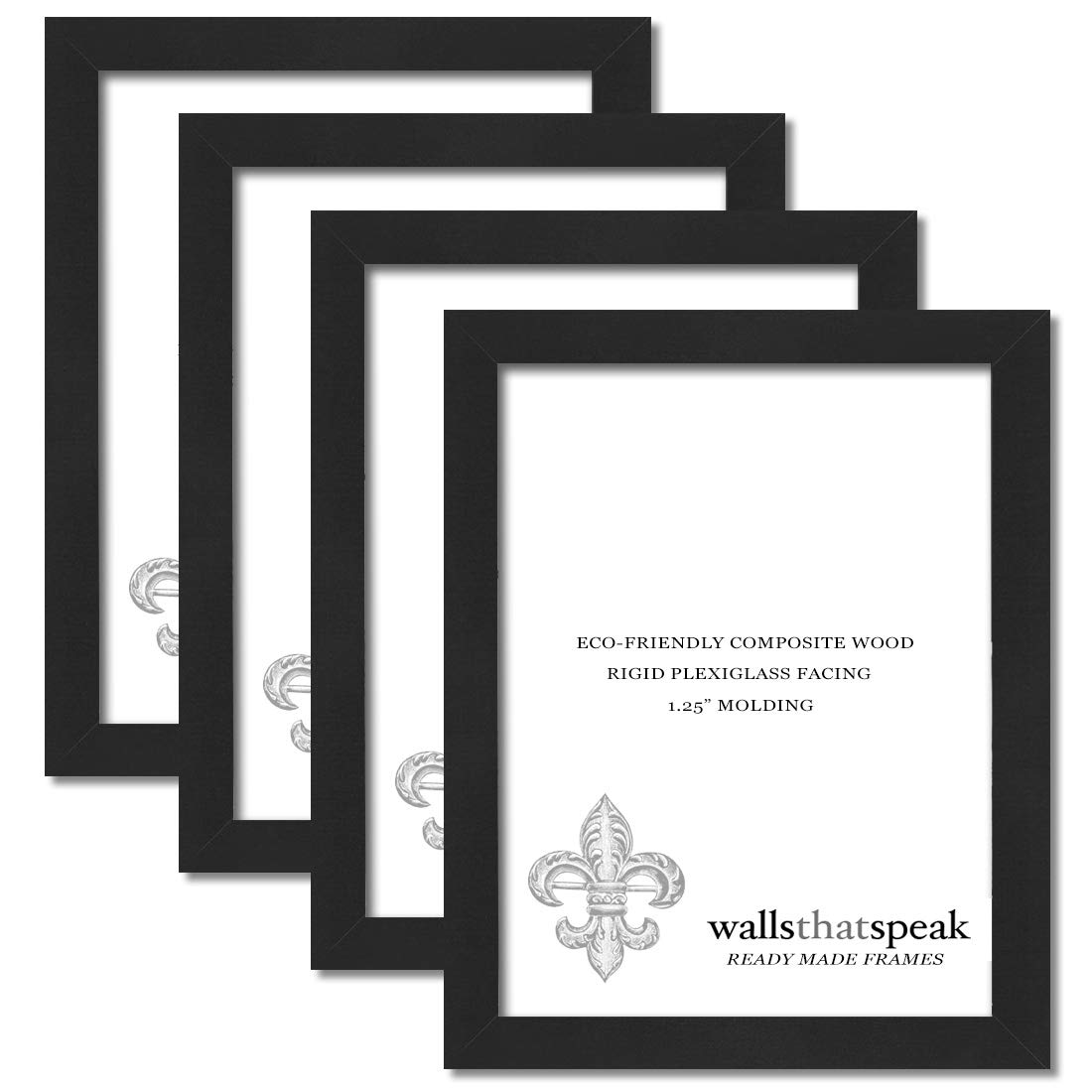 13x13 Black Picture Frame Set of 4 - Perfect for Puzzles, Posters, Photos & Artwork Display | Wall Decor, Home Office & Gift Ideas