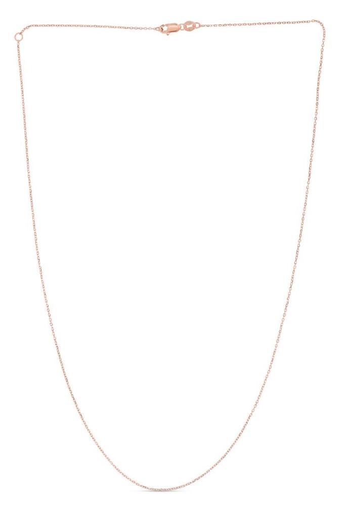 14K Gold 1.1mm Adjustable Extendable Chain Necklace - Perfect for Layering, Gift Giving & Everyday Elegance