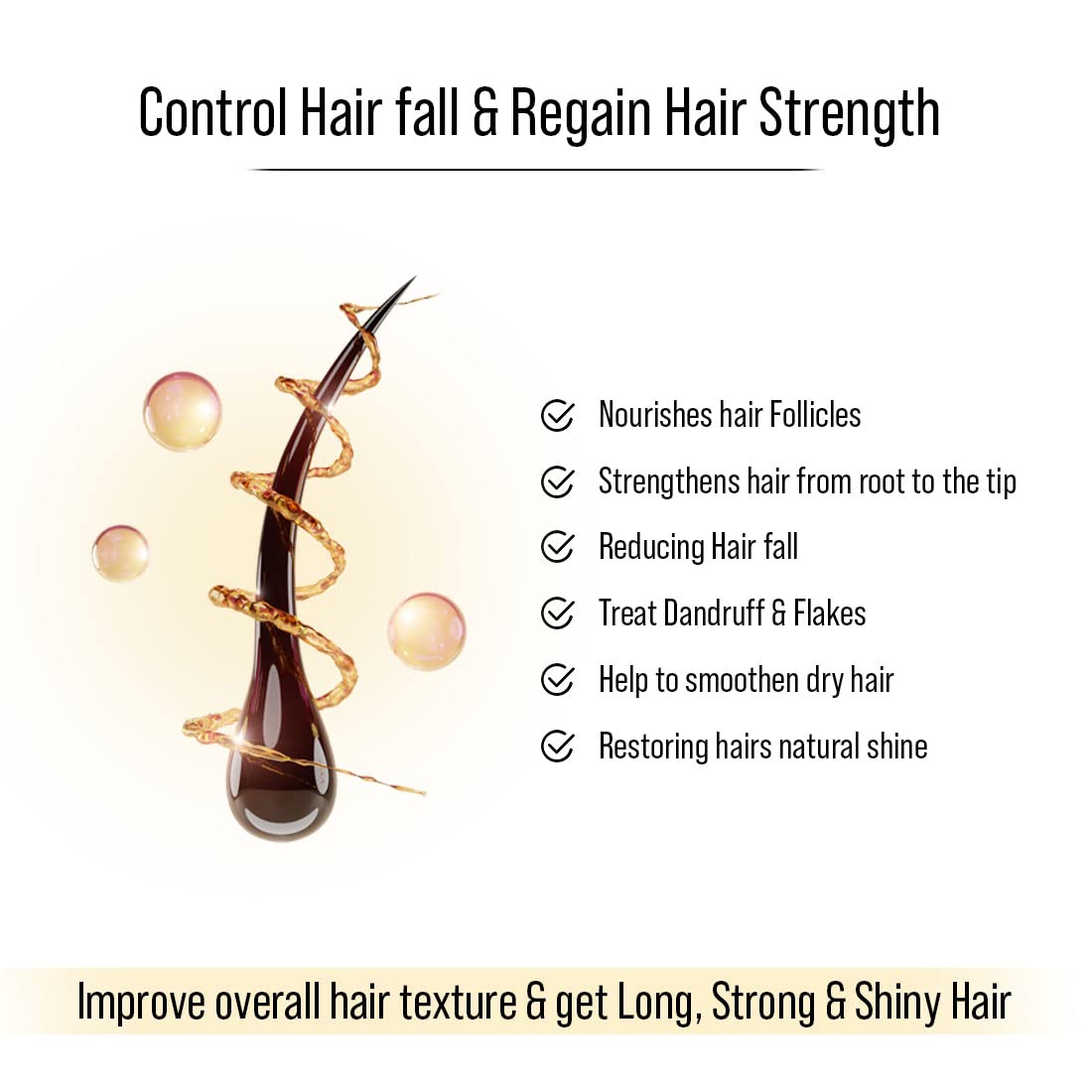 Keya Seth Aromatherapy Alopex Long N Strong Hair Oil with Rosemary & Tea Tree Oil - 100ml Natural Hair Growth Treatment for Thinning Hair, Reduces Hair Fall & Nourishes Scalp - Perfect for Daily Hair Care & Styling Routine