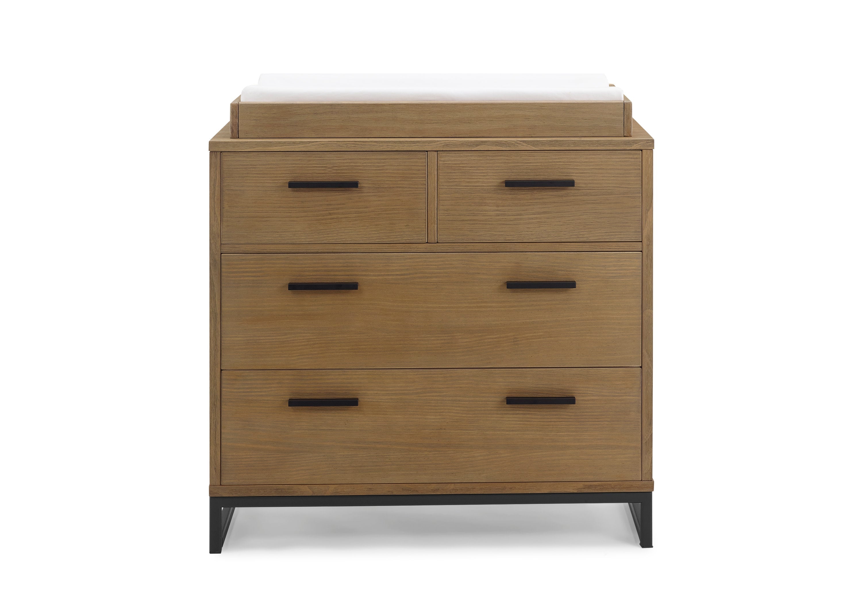 Foundry 4 Drawer Dresser with Changing Top - Nursery Storage Solution for Baby Clothes & Essentials | Perfect for Newborns & Toddlers