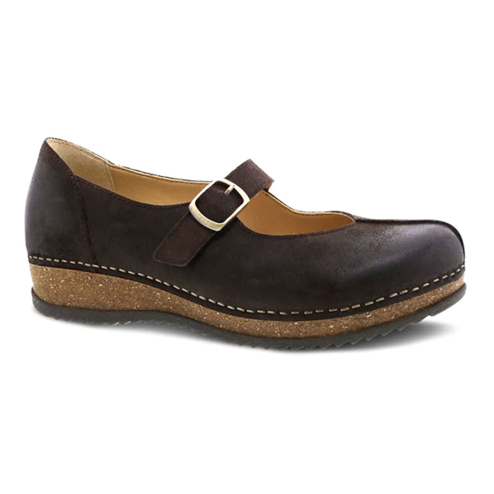 Chocolate Burnished Suede