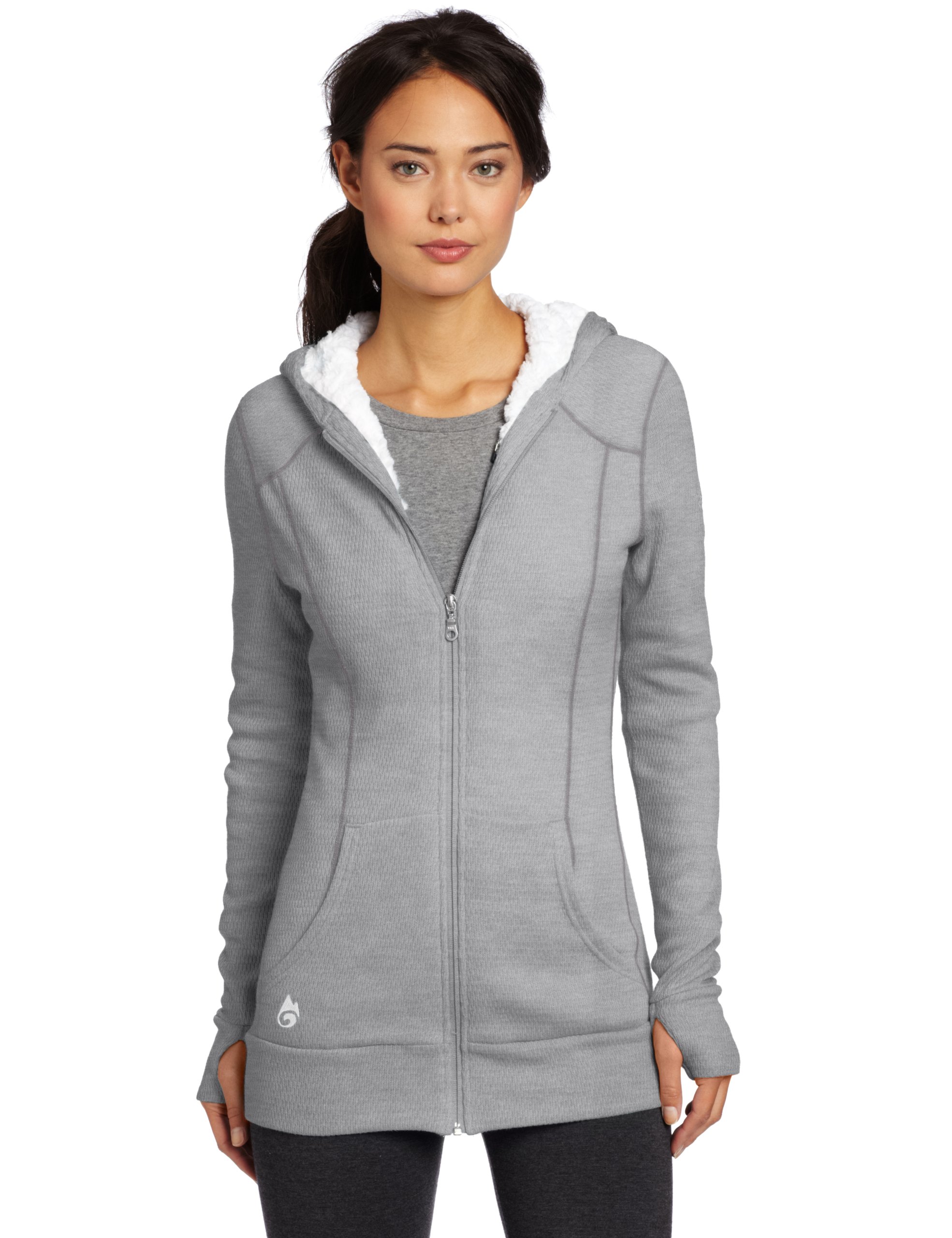 Hot Chillys Women's Pueblo Fleece Swirl Long Jacket - Cozy Winter Outerwear for Hiking, Camping & Outdoor Adventures