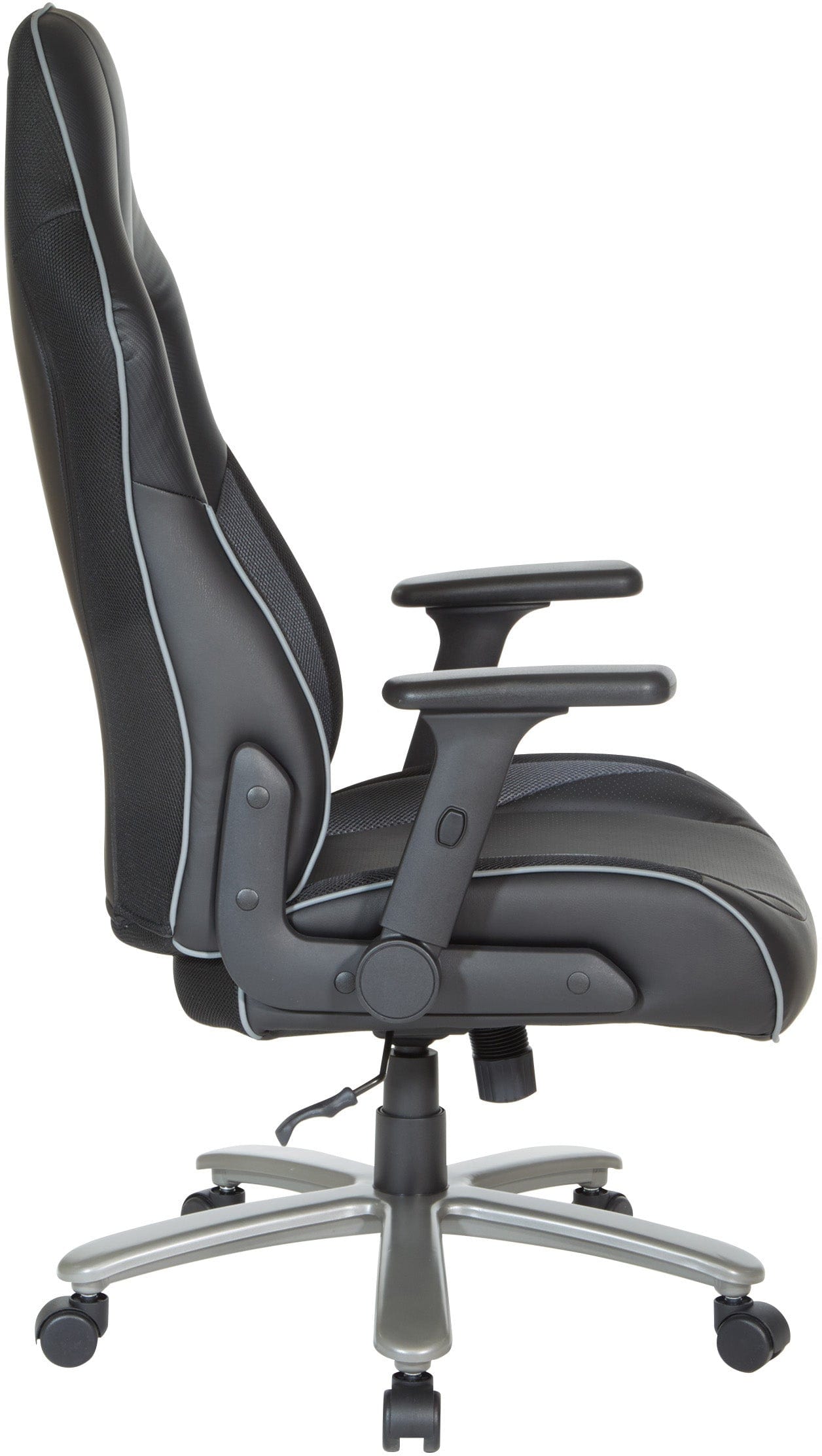 Office Star Big & Tall Gaming Chair [ECH92087BT] - Ergonomic High-Back Executive Office Chair with Adjustable Lumbar Support for Home & Professional Workspaces