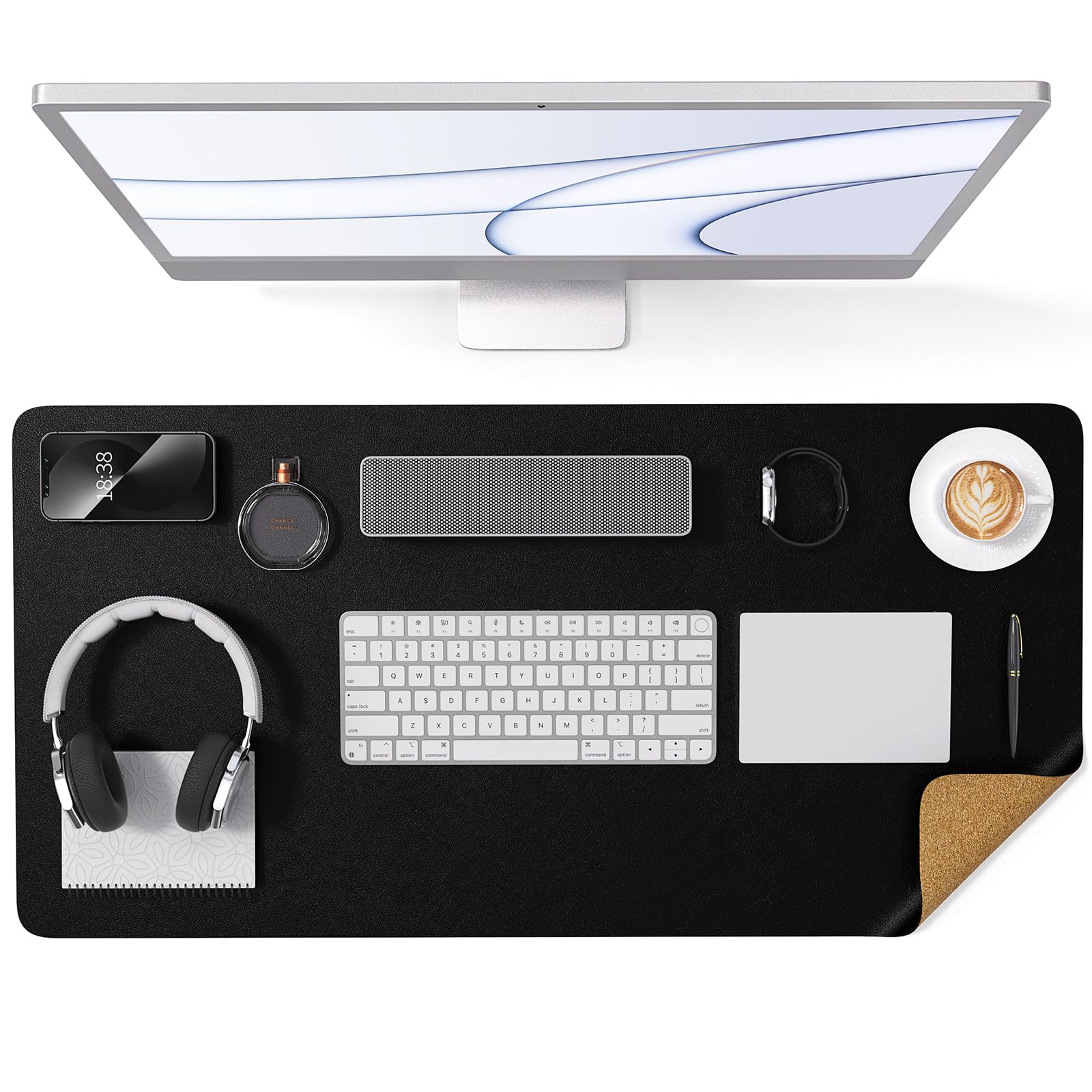 Premium Natural Cork Mouse Pad & Desk Mat - Large 31.5