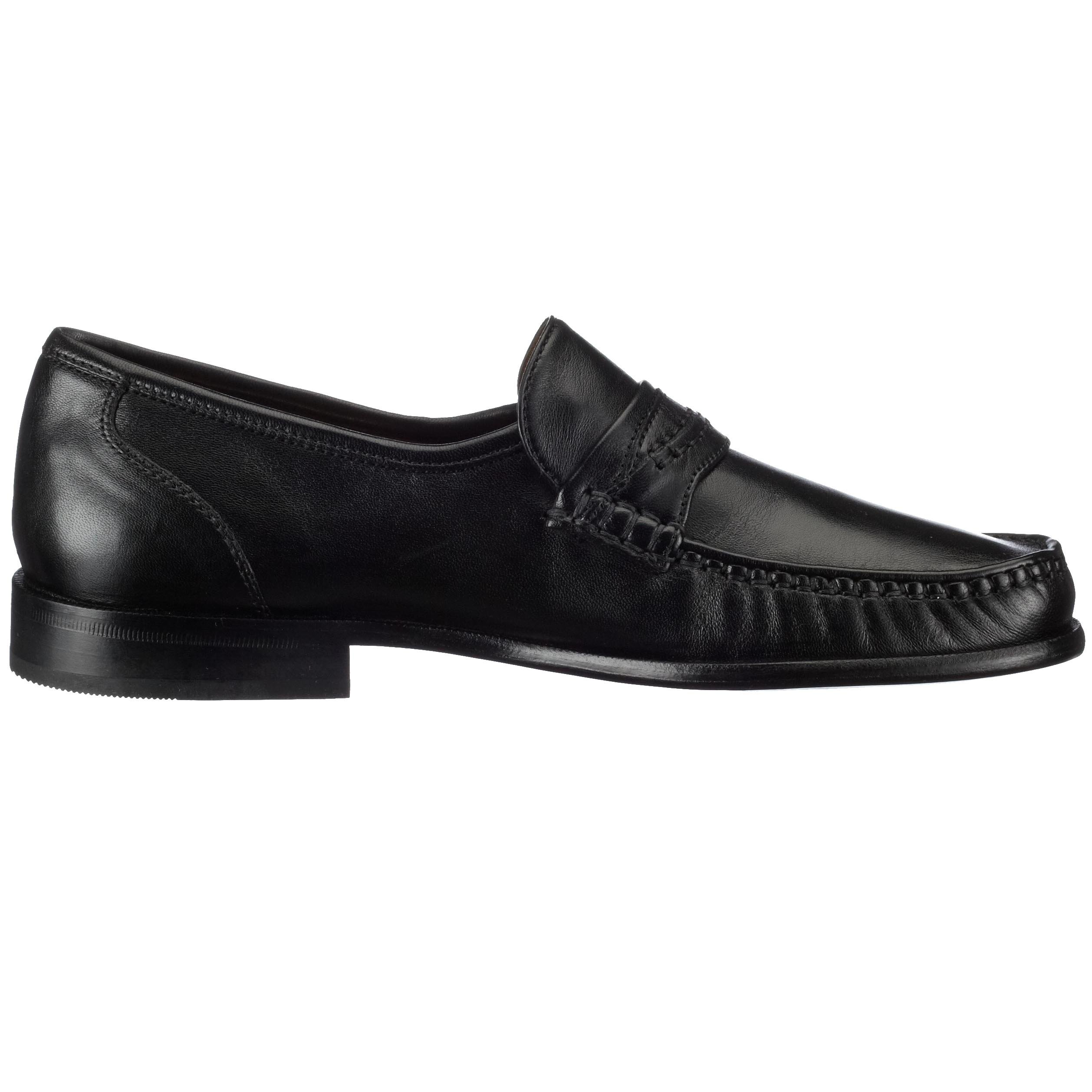 Sioux Men's Genuine Leather Moccasins - Soft Sole Comfortable Native American Style Slip-On Shoes for Casual Wear, Indoor & Outdoor Use