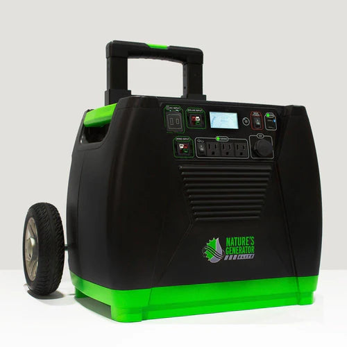 Nature's Generator Elite Gold WE System - Portable Solar Power Generator for Home, Camping & Emergency Backup - Reliable Off-Grid Energy Solution