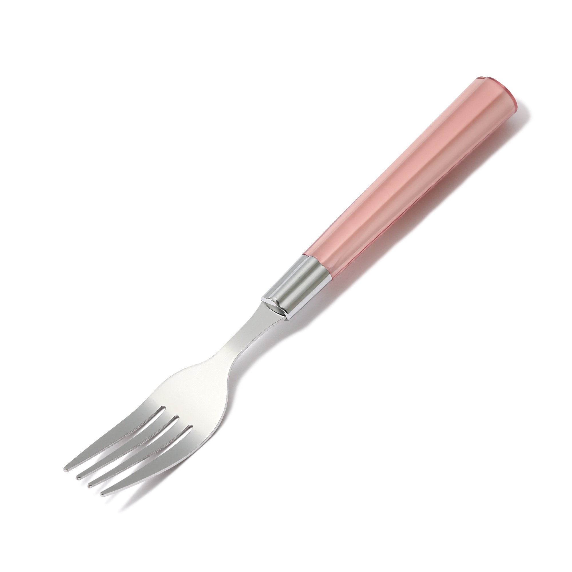 Connie Cutlery Set - 8-Piece Stainless Steel Knife Set with Layered Pink Handle - Perfect for Kitchen, Dining, and Gift Giving
