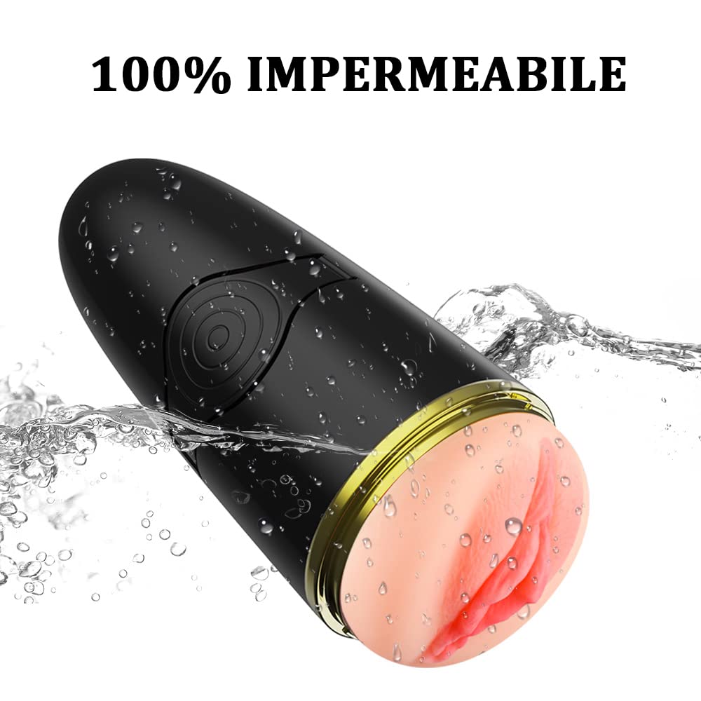 Realistic 3D Automatic Male Masturbator - Hands-Free Vibrating Penis Sleeve for Men | Adult Sex Toy for Solo Play & Couples Use | Perfect for Discreet Pleasure & Enhanced Intimacy