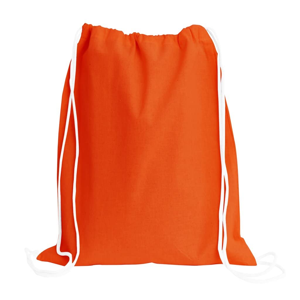 15-Pack Custom Cotton Drawstring Tote Bags & Backpacks - Bulk Promotional Gifts for Events, Trade Shows & Retail Shopping