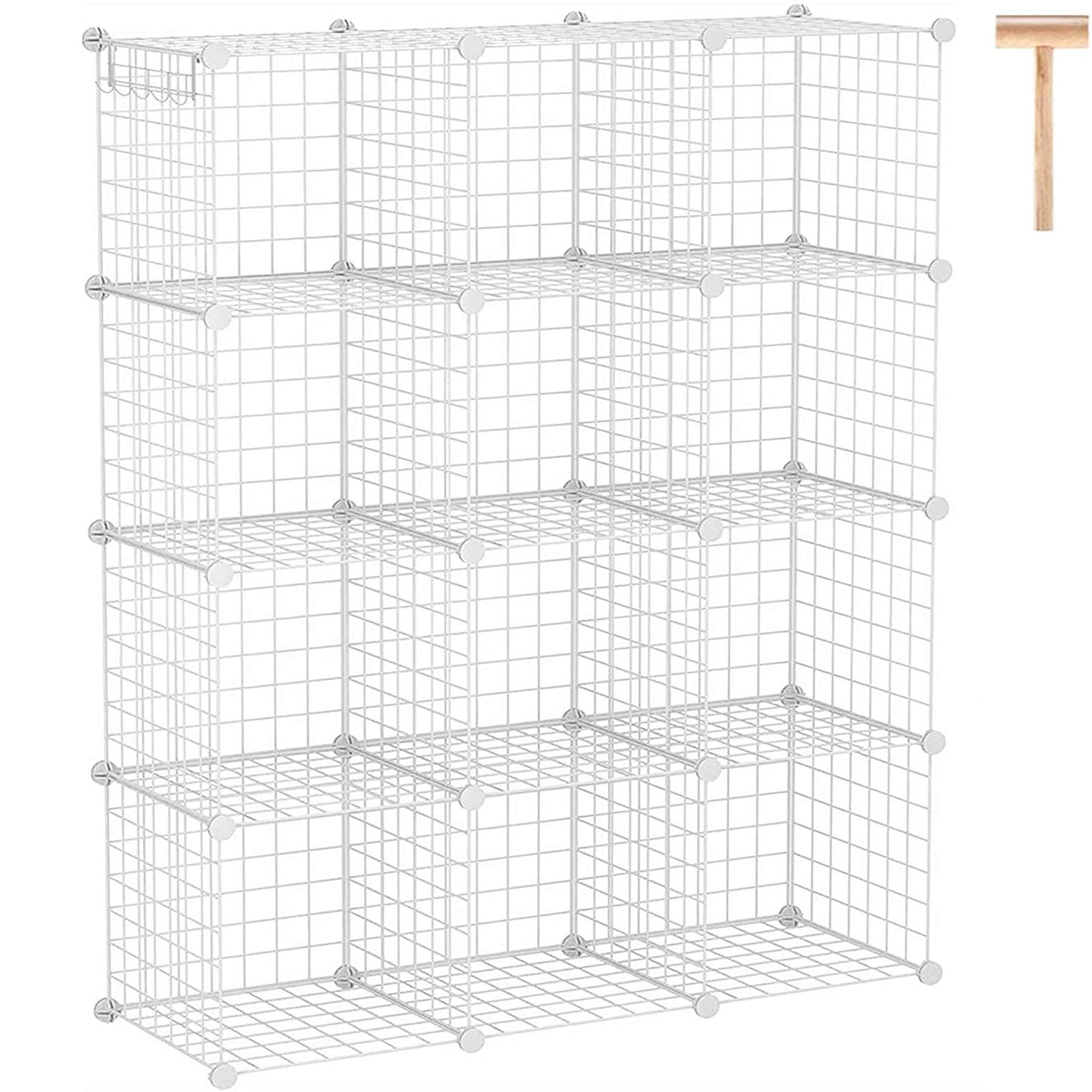 C&AHOME 12-Cube Wire Storage Organizer - 36.6