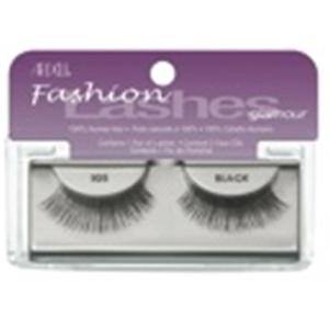 Ardell Fashion Lashes 105 Black - Natural Looking False Eyelashes for Everyday Wear & Special Occasions