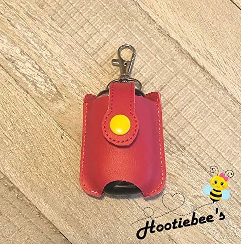 Sunflower Hand Sanitizer Holder & Lip Balm Holder - Cute Floral Sanitizer Clip for Purse, Keychain, Backpack - Perfect for School, Office, Travel, Gym