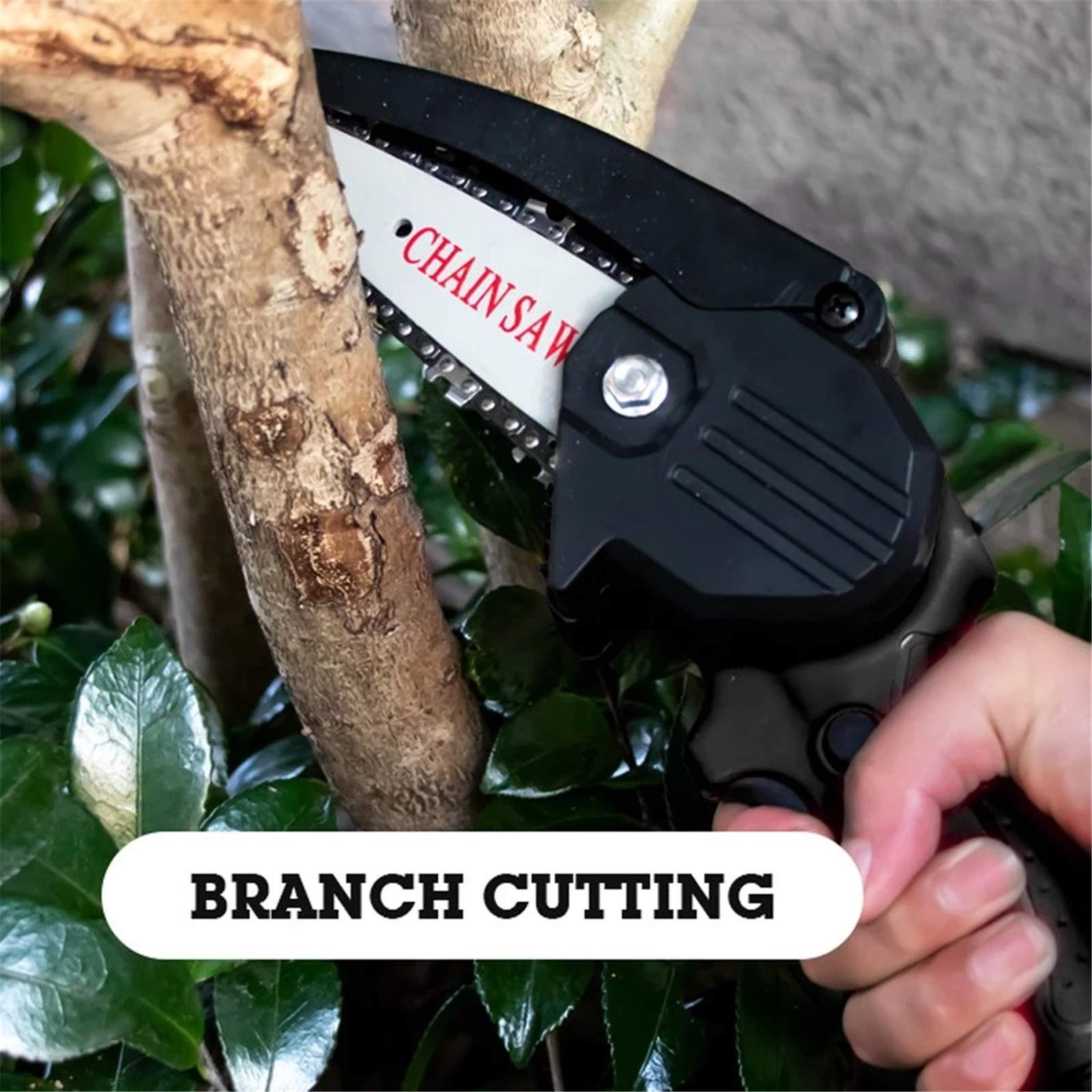 Electric Pruning Saw - Cordless One-Handed Chainsaw for Wood Cutting & Tree Trimming | Perfect for Gardening, Landscaping & DIY Wood Projects