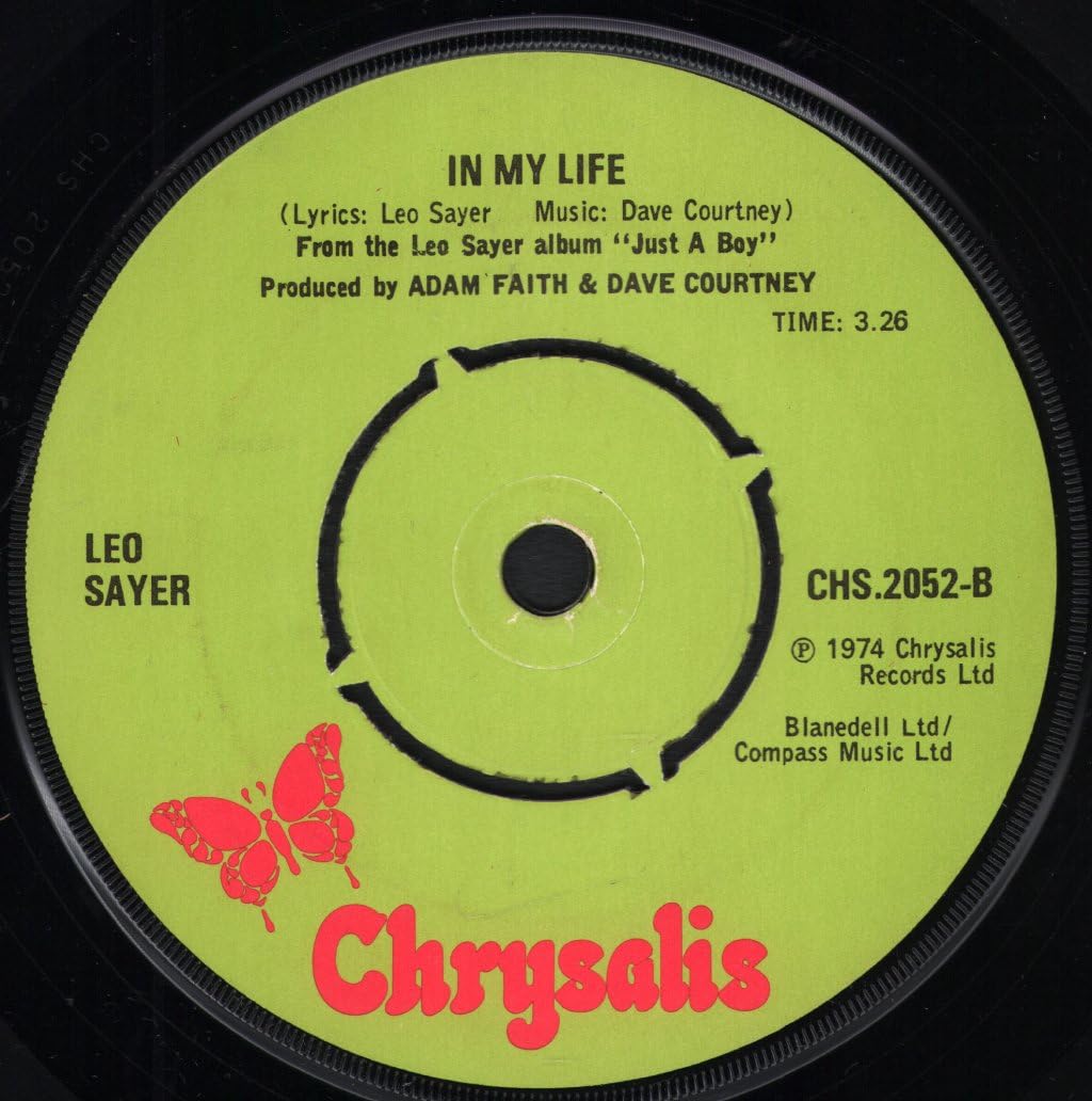 Leo Sayer - Long Tall Glasses / In My Life - 7