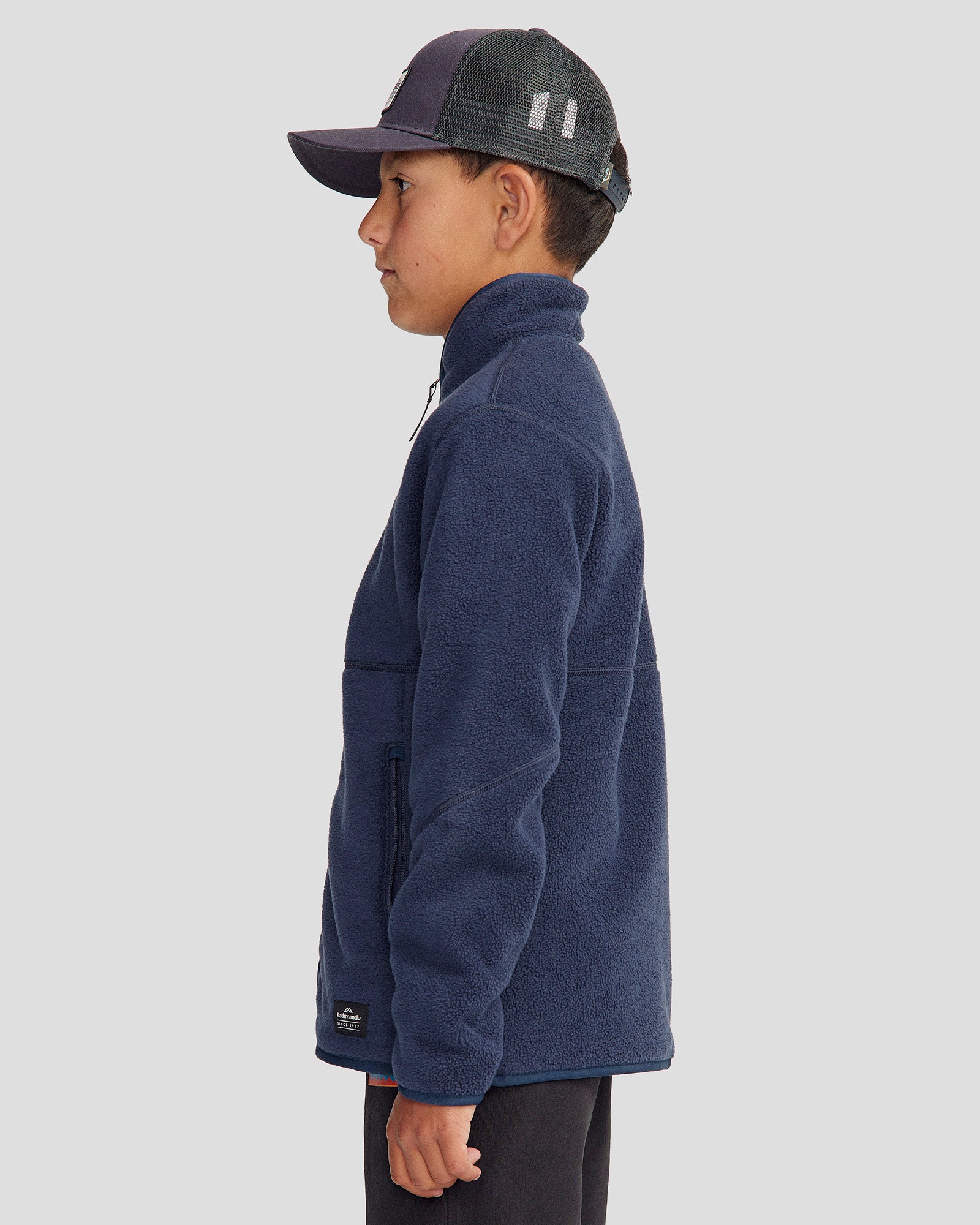 Kids Trailhead Fleece Jacket - Warm Pure Navy Outerwear for Boys & Girls | Perfect for Hiking, Camping & Outdoor Adventures
