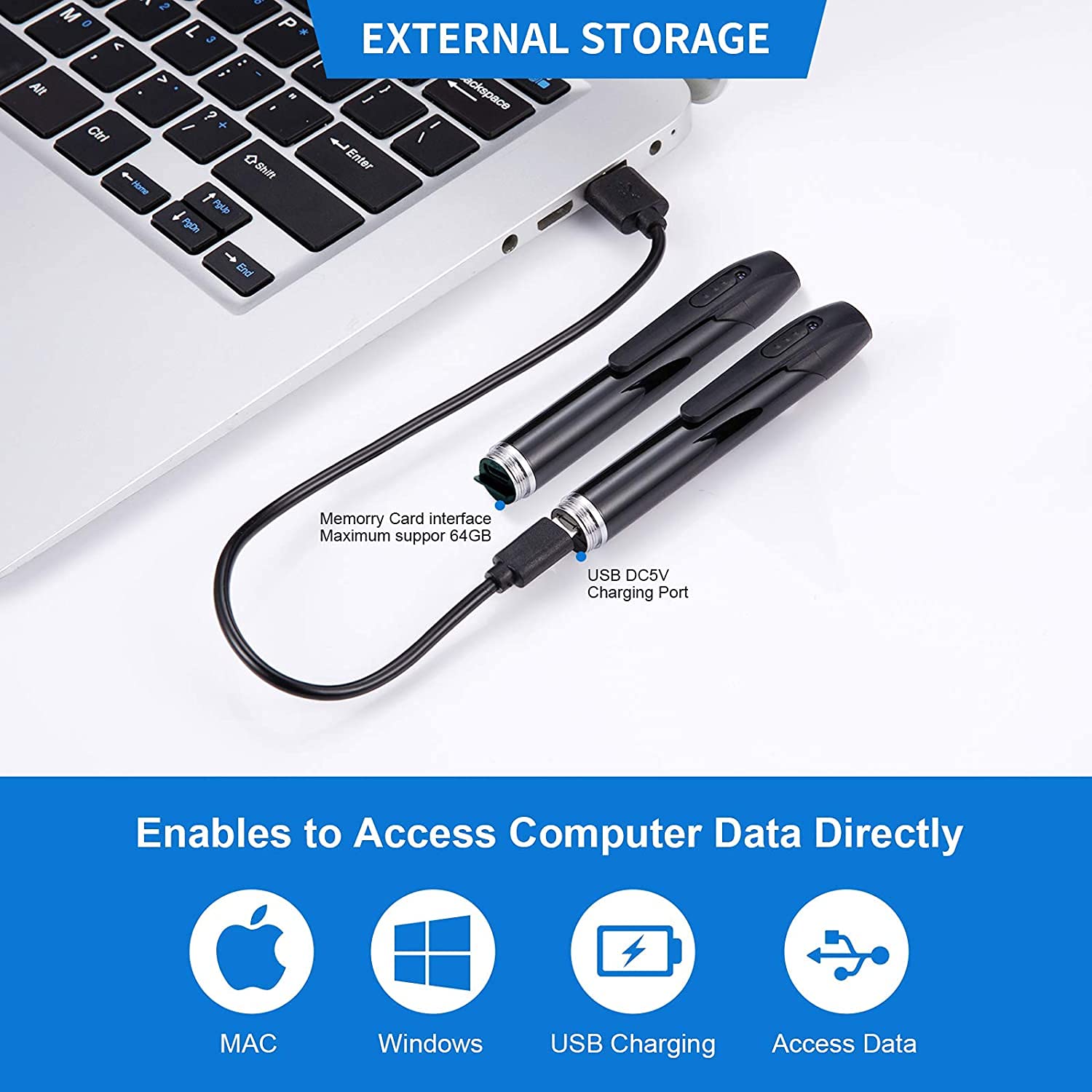 Asleesha Hidden Spy Pen Camera - 1080P HD Video Recorder with Audio, Mini Covert Surveillance Device for Home Security, Office Meetings & Personal Safety