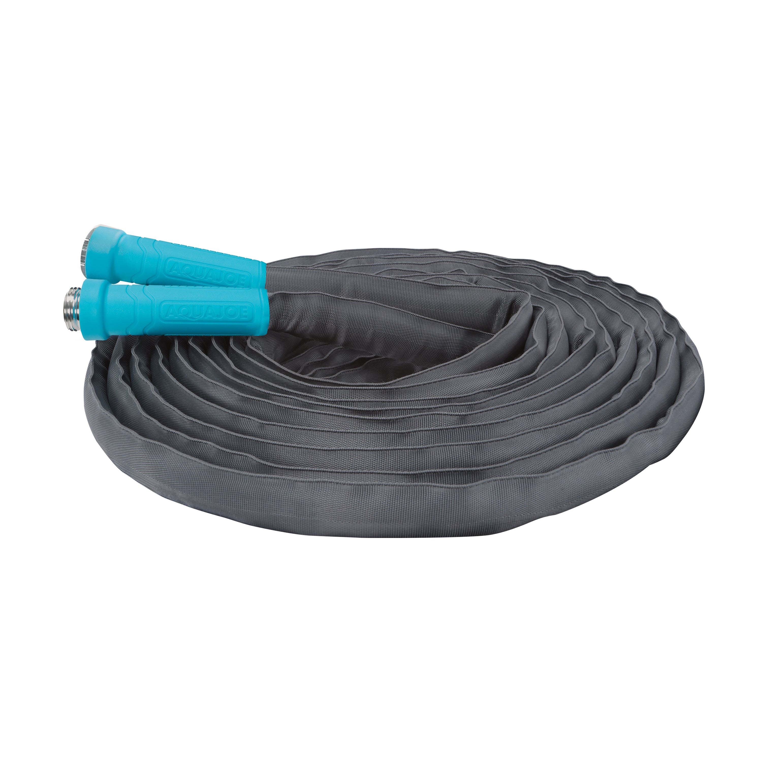 Aqua Joe AJFJH25 58 MAX Superlight Fiberjacket Max Garden Hose - 25 Foot Lightweight Flexible Water Hose for Lawn, Garden & Outdoor Cleaning | Perfect for Watering Plants, Washing Cars & Patio Use