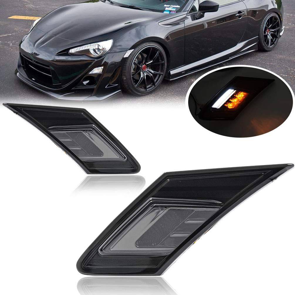2013-2020 Toyota 86/GT86, Scion FR-S & Subaru BRZ LED Side Marker Turn Signal Lights - Upgrade for Enhanced Visibility & Style | Perfect for Night Driving & Car Customization