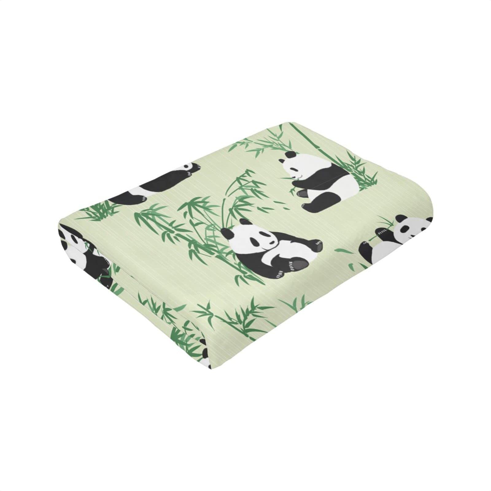 Soft Flannel Plush Panda Throw Blanket 80