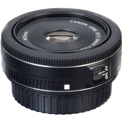 Canon EF-S 24mm f/2.8 STM Wide Angle Lens for DSLR Cameras - Perfect for Portrait, Landscape & Low Light Photography