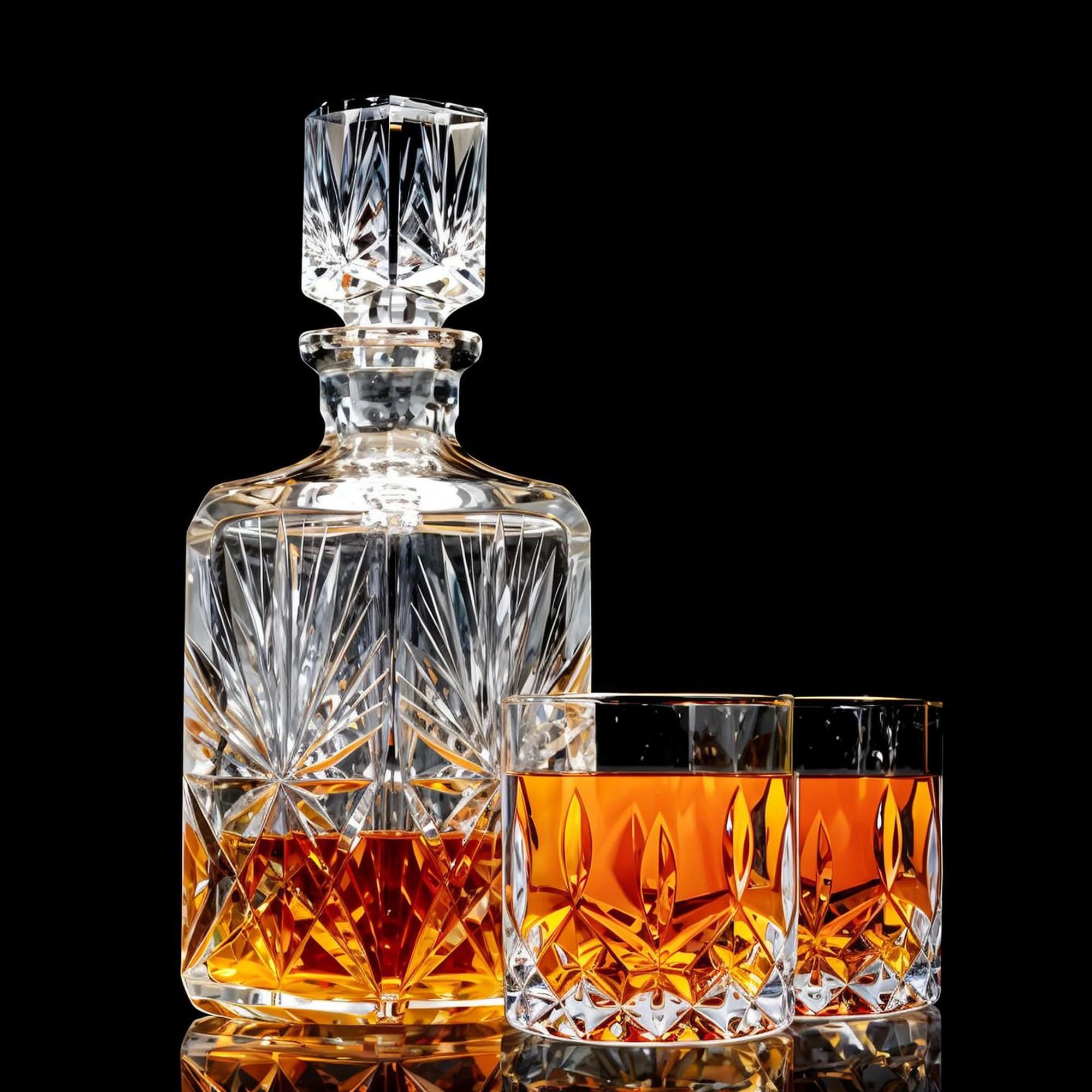 8-Piece Whiskey Glass Set - 11oz Old Fashioned Rocks Glasses for Bourbon, Scotch & Cocktails - Perfect Gift for Men