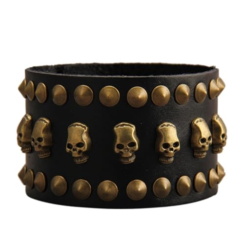Black Goth Punk Bracelet