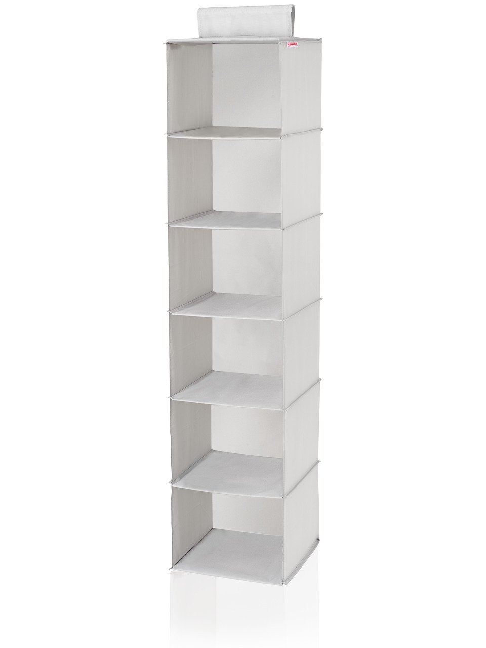 Leifheit 30 x 30 x 3 cm Grey Hanging Shelf - Space Saving Storage Organizer for Bathroom, Kitchen, Closet & Laundry Room