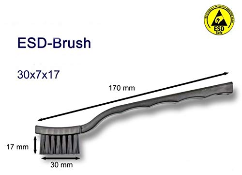 SCHOFIC ESD Safe Anti Static Toothbrush Shape Cleaning Brush (WT-01) - Perfect for Electronics, PCBs, and Sensitive Components - Pack of 1