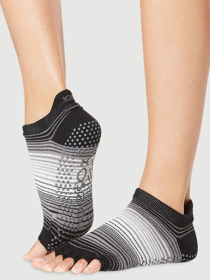 ToeSox Low Rise Half Toe Grip Socks for Women - Non-Slip Yoga Socks with Toe Separation - Perfect for Yoga, Pilates, Barre & Home Workouts