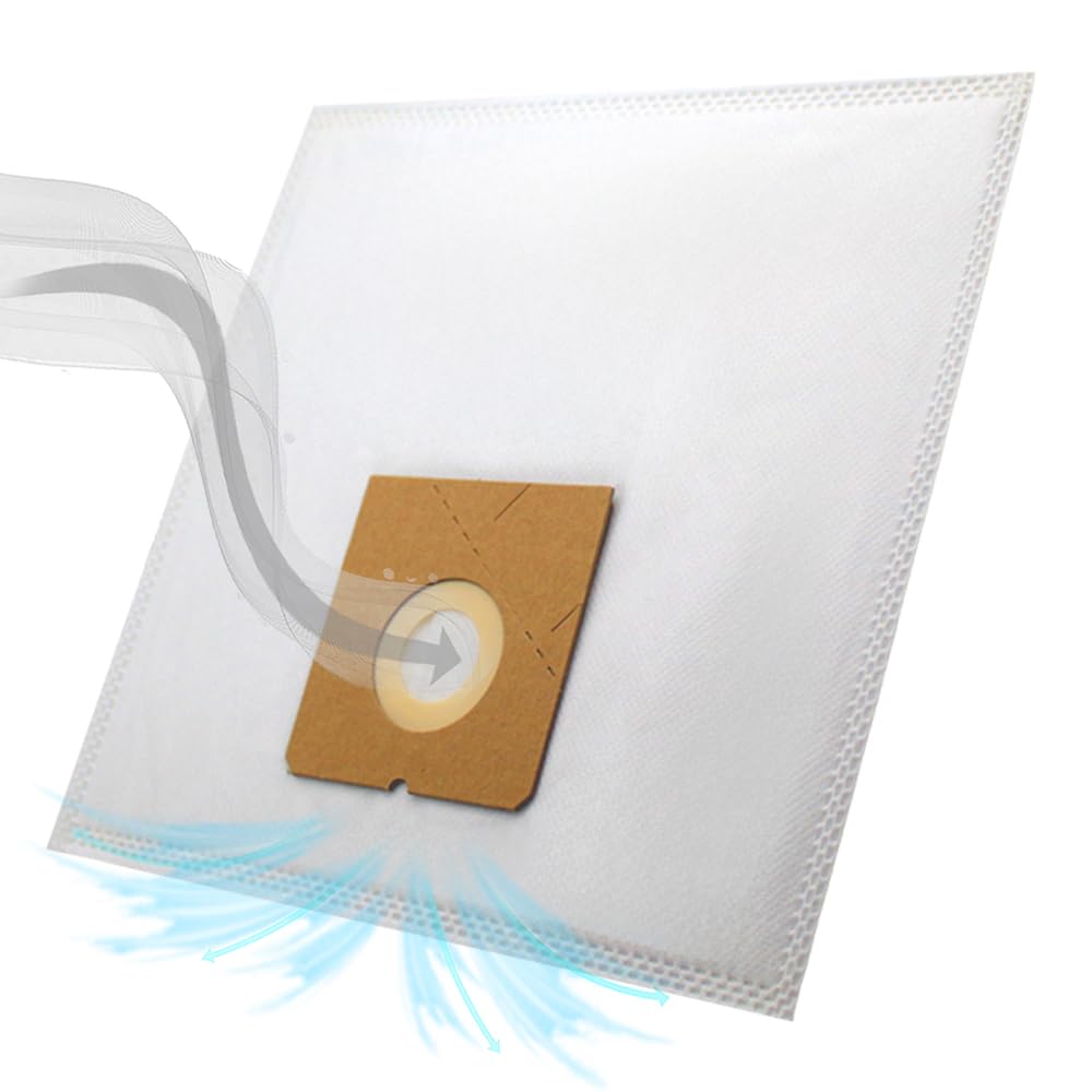 40 Pack Hoover T1505 Studio Vacuum Cleaner Replacement Bags - Compatible with Hoover T1505 Series - Dust Bags for Home Cleaning, Pet Hair, Allergen Removal