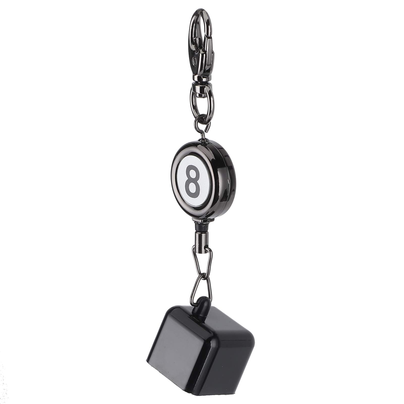 Junlucki Retractable Pool Chalk Holder with Belt Clip - 5.1 Inch Lightweight 2-in-1 Billiard Accessory for Snooker & Pool Players - Perfect for Bars, Game Rooms & Professional Tournaments