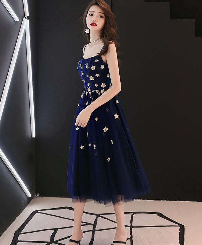 Elegant Blue Tulle Short Prom Dress for Homecoming - Perfect for Parties, Dances & Special Occasions