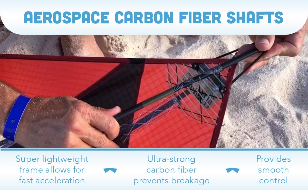 Revolution Kites Reflex RX Spider Kite - Vented Model with Handles & Line Set | High Performance Stunt Kite for Beach, Park & Outdoor Wind Sports