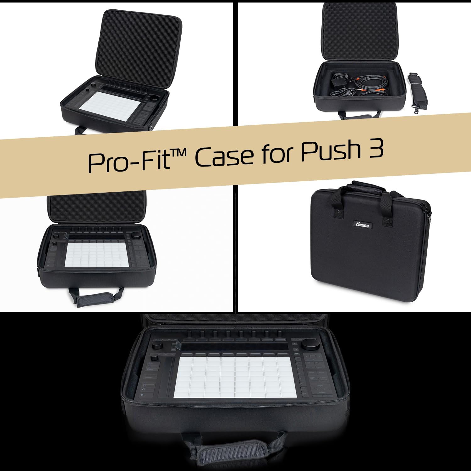Headliner Pro-Fit™ Protective Case for Ableton Push 3 - Durable Cover for Music Production & Live Performances
