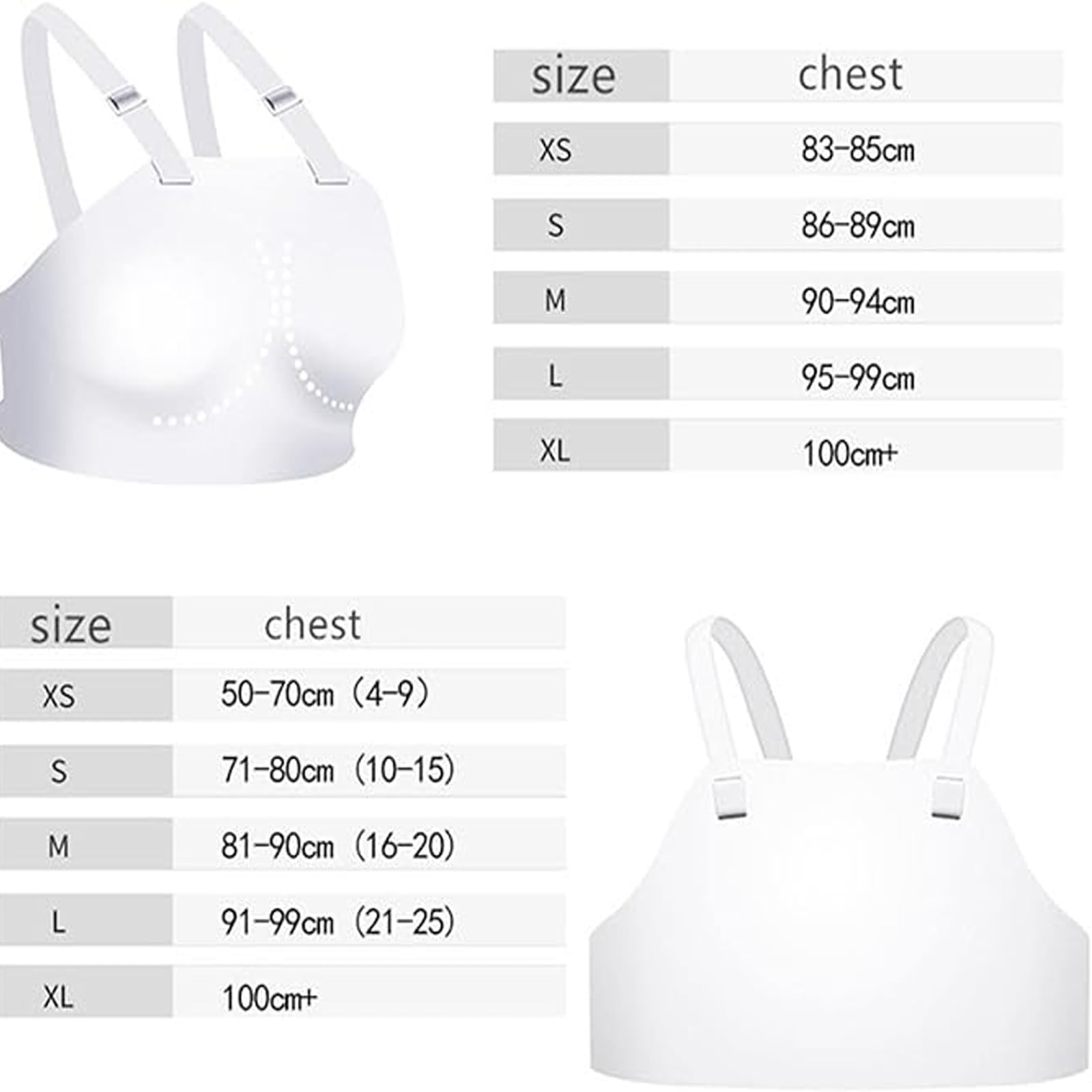 Hema Gear - Premium White Fencing Chest Protector for Men & Women - Durable HEMA Fencing Equipment for Sparring & Training