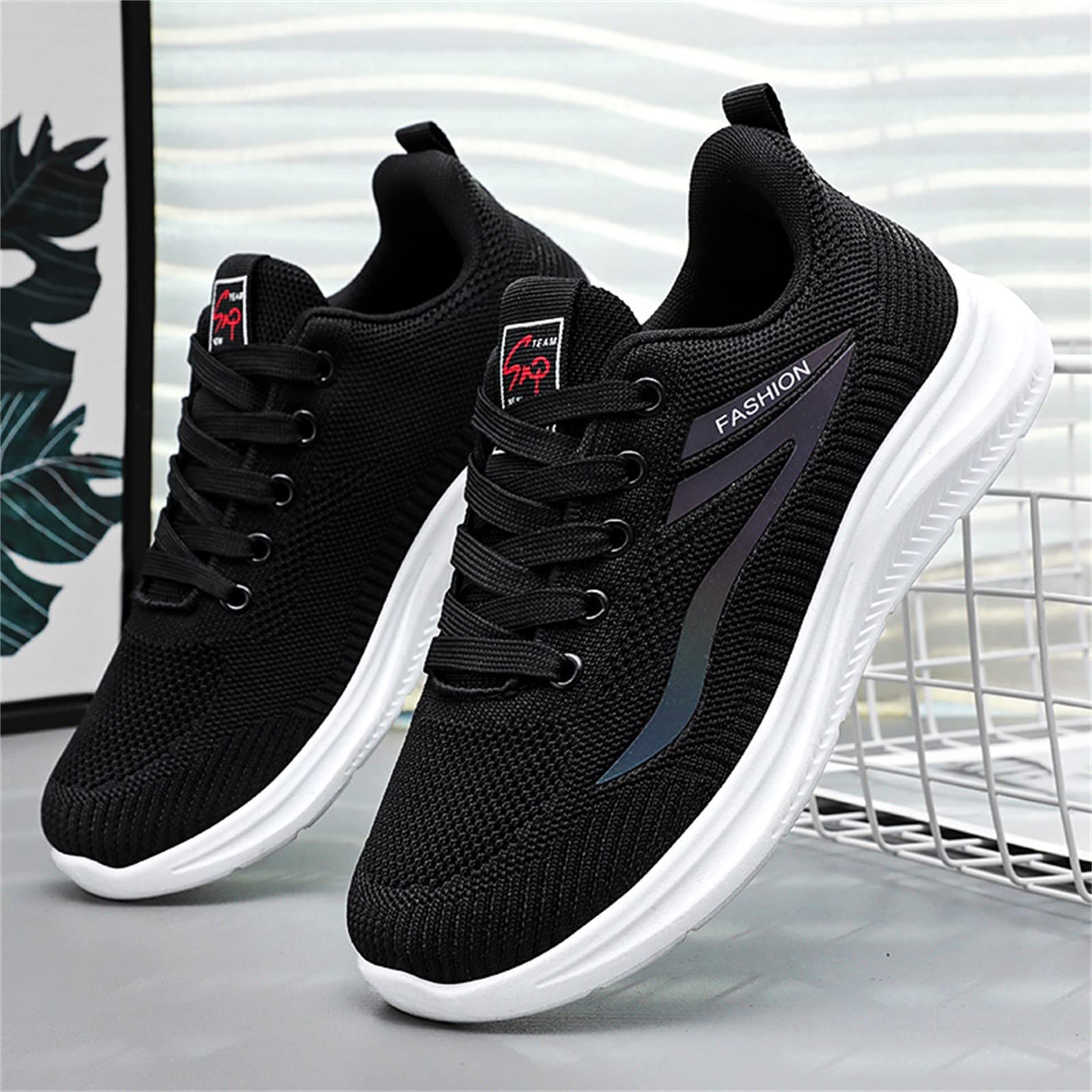 Women's Wedge Heel Sports Shoes - Breathable Lightweight Cushioned Trainers for Running, Walking & Fitness | Comfortable Summer Casual Shoes for Outdoor Activities & Gym Workouts