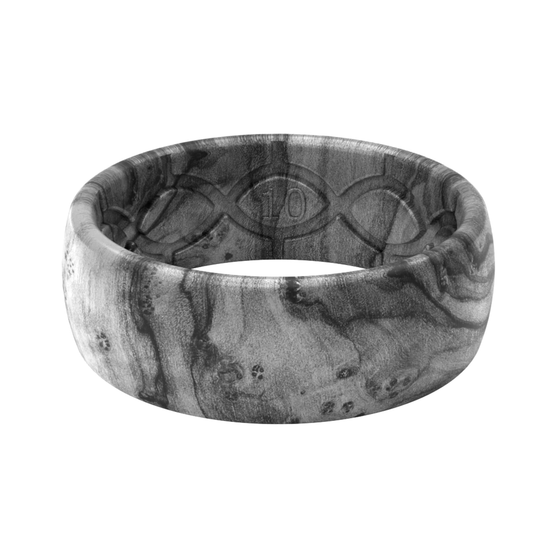 Groove Life Nomad Silicone Wedding Band for Men - Breathable Comfort Fit Rubber Ring with Unique Design & Lifetime Warranty - Perfect for Active Lifestyles, Gym, Travel & Outdoor Adventures