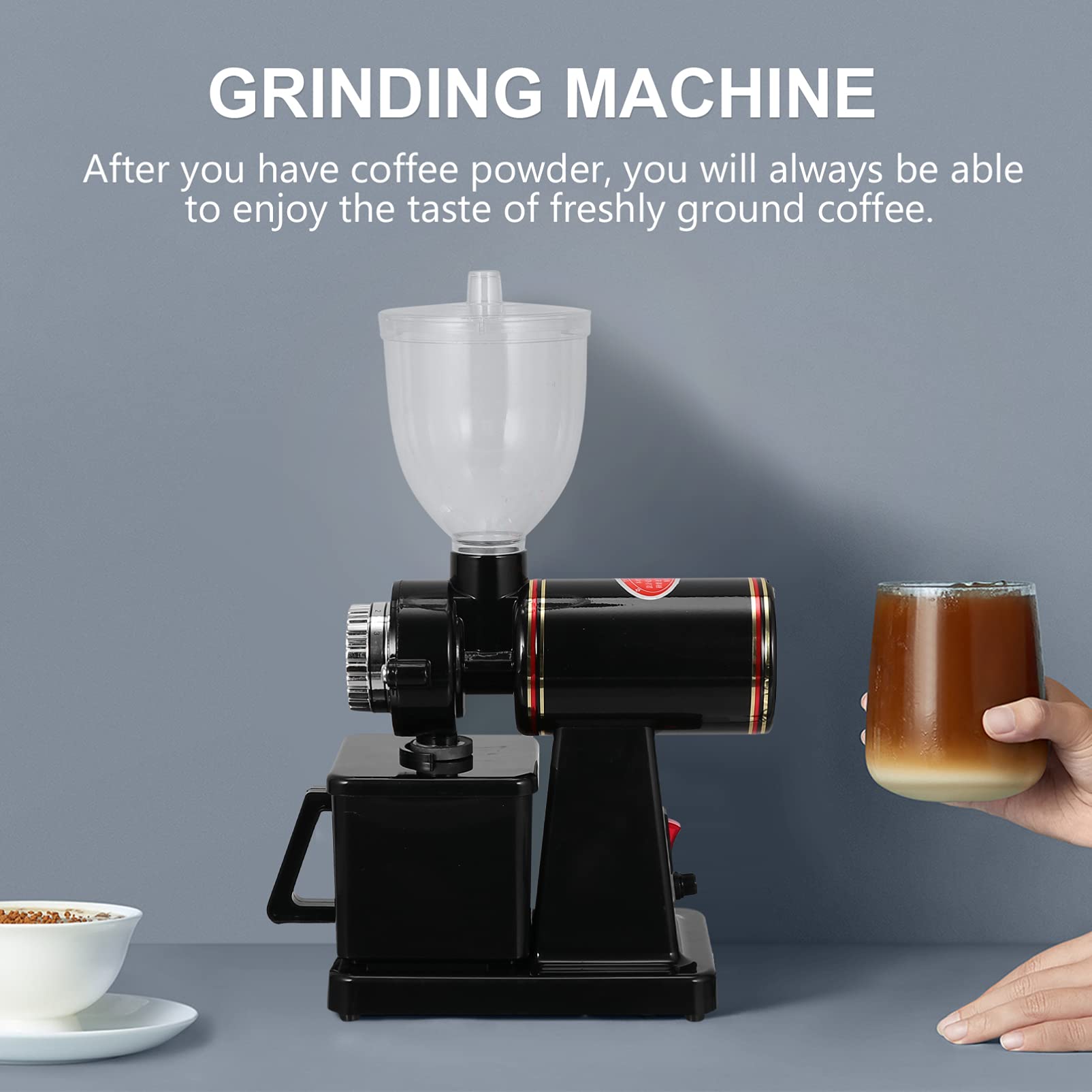 Premium Electric Burr Coffee Grinder for Espresso - Adjustable Coarseness, Quiet Operation, Perfect for Home Baristas - Ideal for Espresso, French Press, and Pour Over Brewing