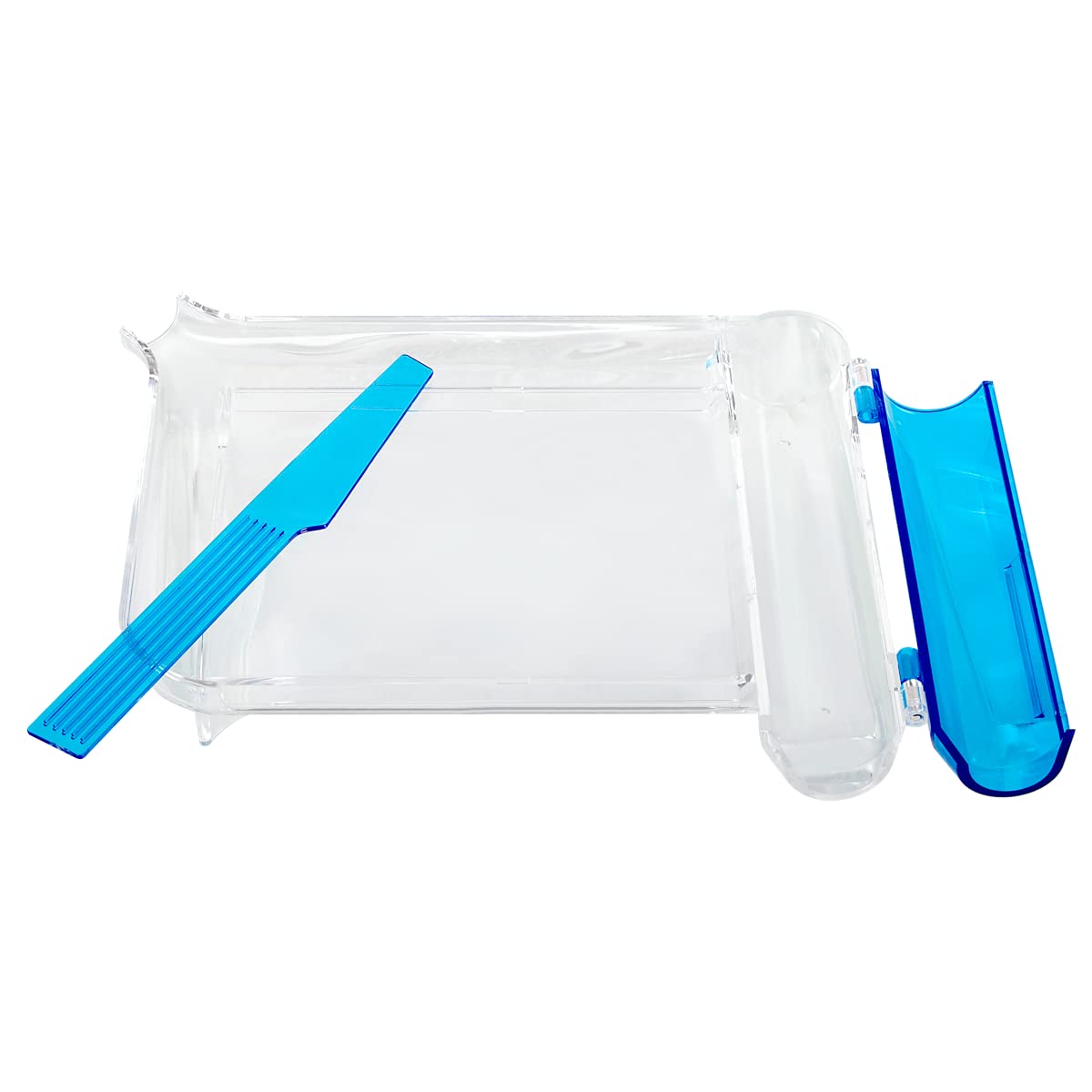 Apothecary Products Pill Tray & Spatula Set - Organize Tablets, Medicine & Vitamins - Ergonomic Left-Handed Design - Perfect for Pharmacies, Nursing Homes & Home Medication Management